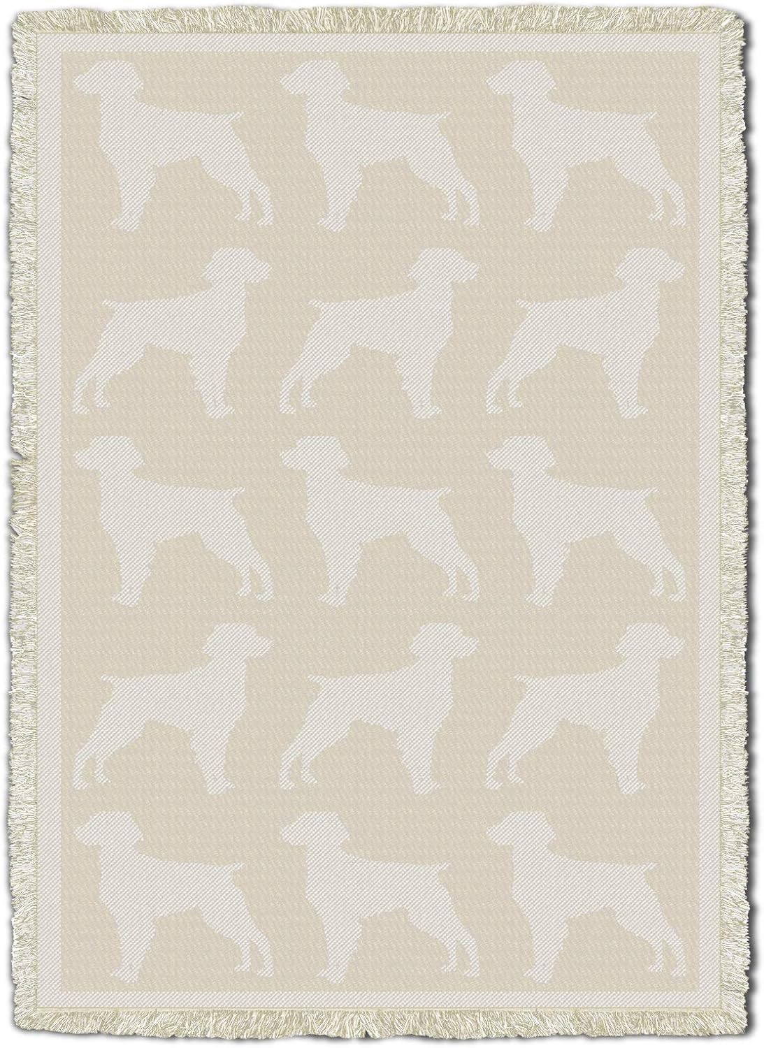 Pure Country Weavers Brittany Spaniel Blanket - Gift for Dog Lovers - Tapestry Throw Woven from Natural Cotton - Made in the USA (70x50)