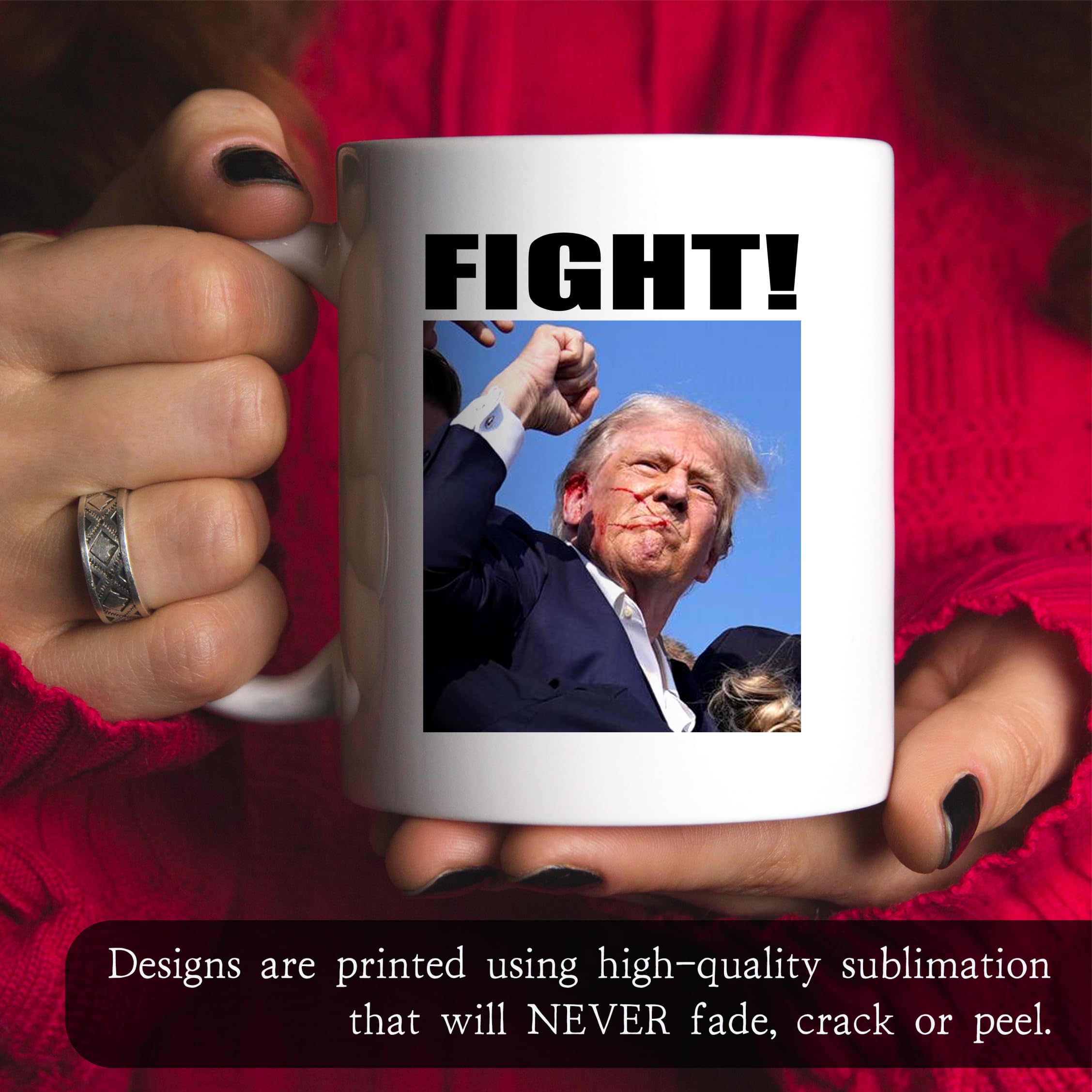 Tazza Da Caffè Trump Vance 2024 - Ceramica 325 Ml, Design Patriottico