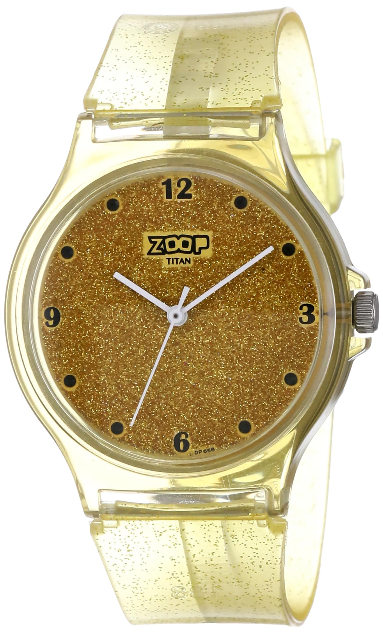 Zoop by Titan Glitter Quartz Analog Yellow Dial Polyurethane Strap Watch for Kids-26030PP01W (B0CW9XHQS3) Amazon Price History, Amazon Price Tracker