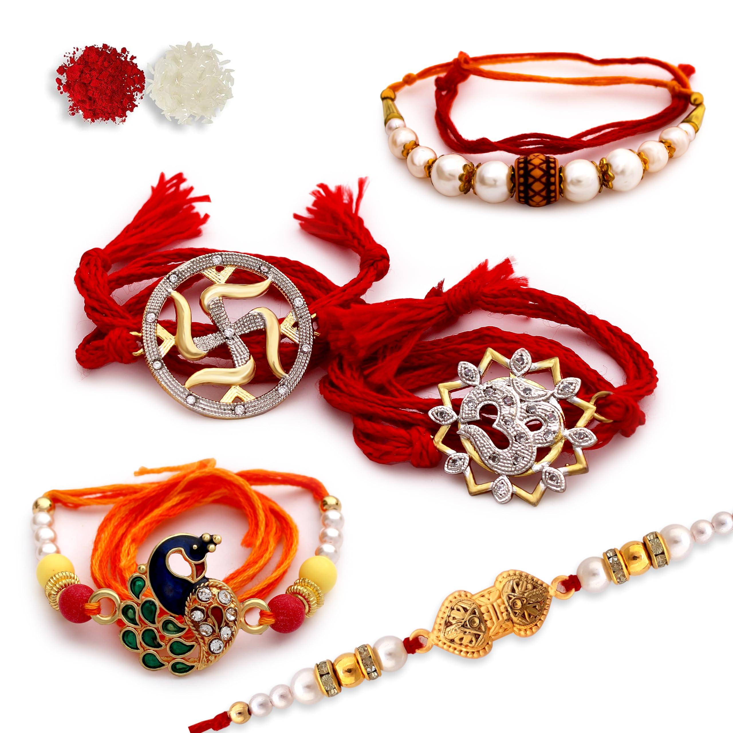 Milan Jewellers Designer rakhi for brother Peacock A (Pack of 2) (B0993XR88R) Amazon Price History, Amazon Price Tracker