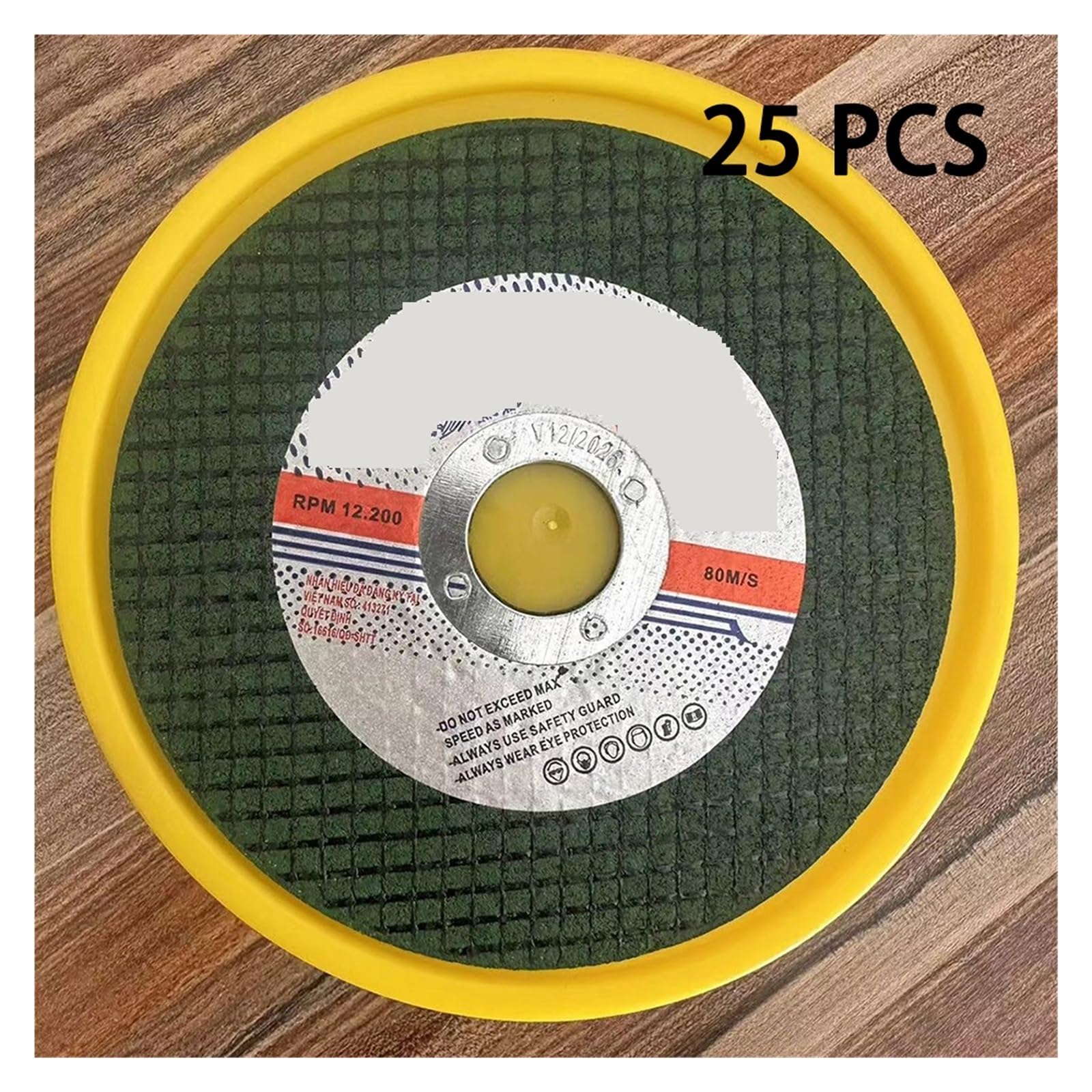 Tarcza tnąca metalowa tarcza tnąca 5 cali 125 mm, tarcza szlifierska z żywicy do szlifierek kątowych ze stali nierdzewnej i żelaza, piły tarczowe (25 szt.)