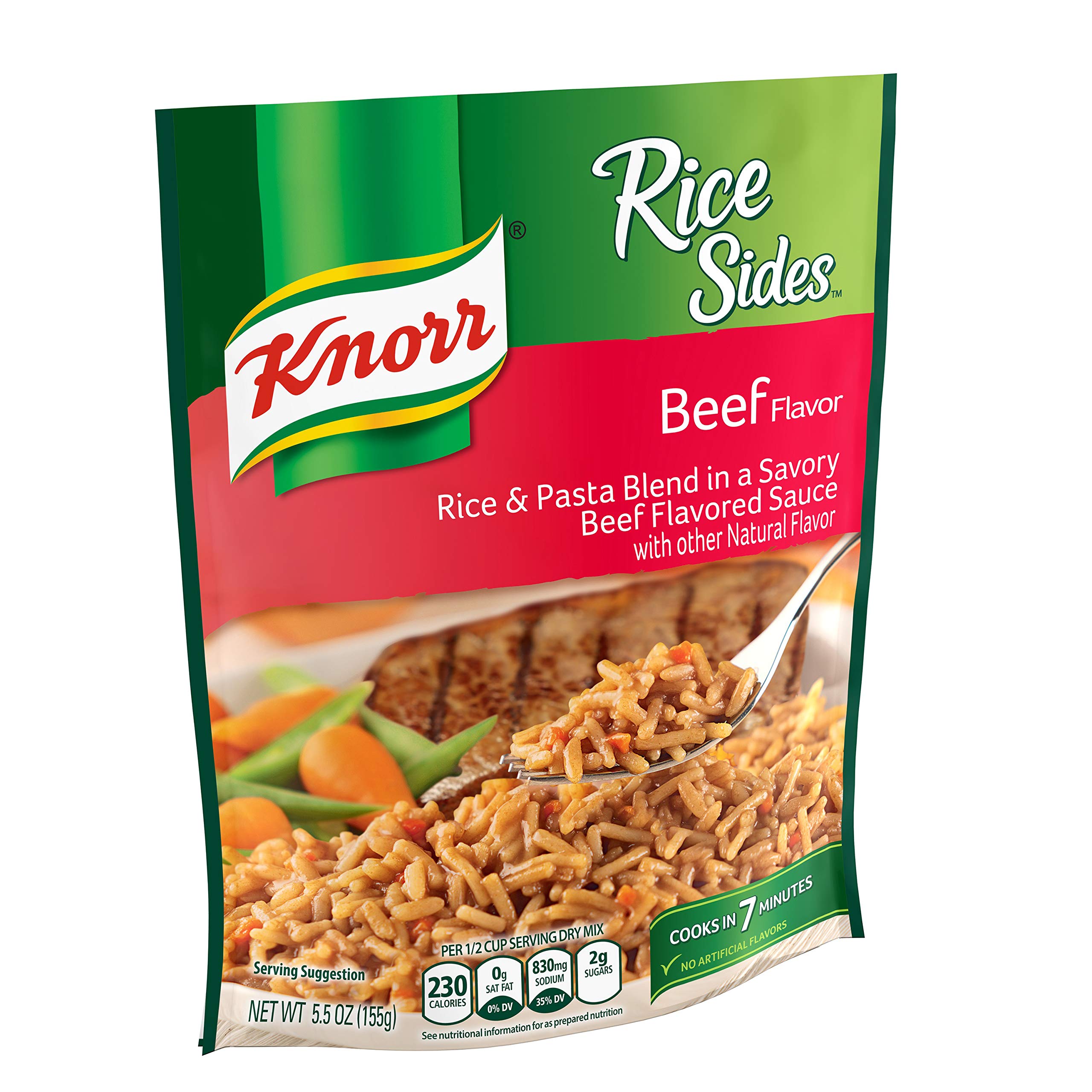 Buy Knorr Rice Sides Dish, Beef, 5.5 Oz (Pack of 12) Online at