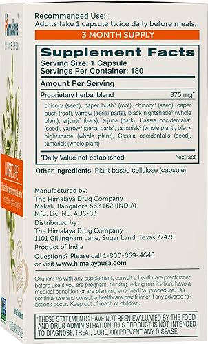 Miniatura 2 de Himalaya LiverCare Suplemento de hierbas, fórmula de limpieza hepática, apoyo hepático, producción de bilis, elimina residuos, vegano, sin OMG,