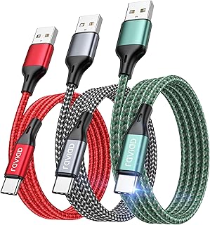 RAVIAD USB C Charging Cable 3 Pack 2m