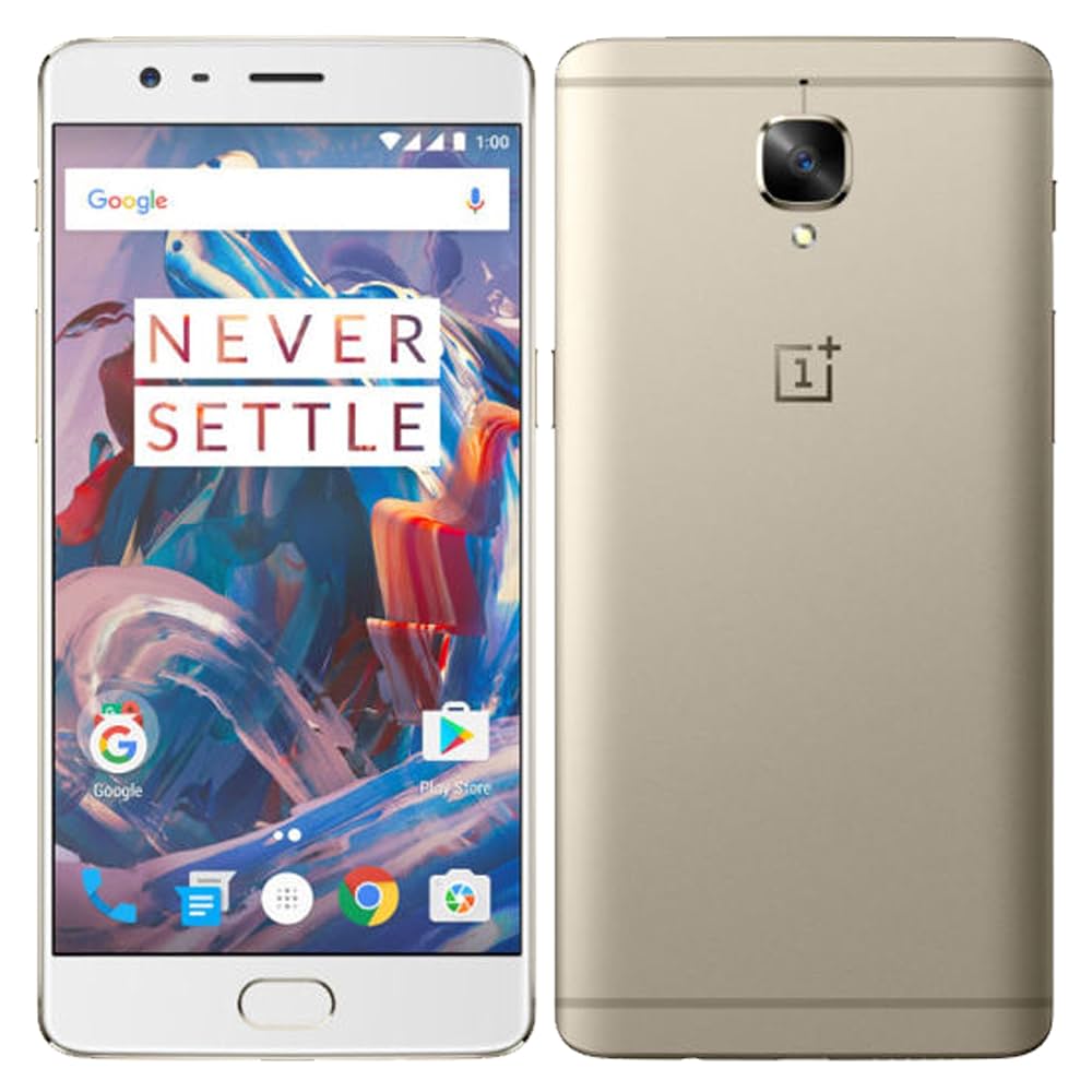 スマートフォン本体 ANDROID - Oneplus 3 A3003 Gold  Dual (Global) OnePlus 3T Dual Sim - 64GB, 6GB RAM, 4G LTE, Soft Gold: Buy