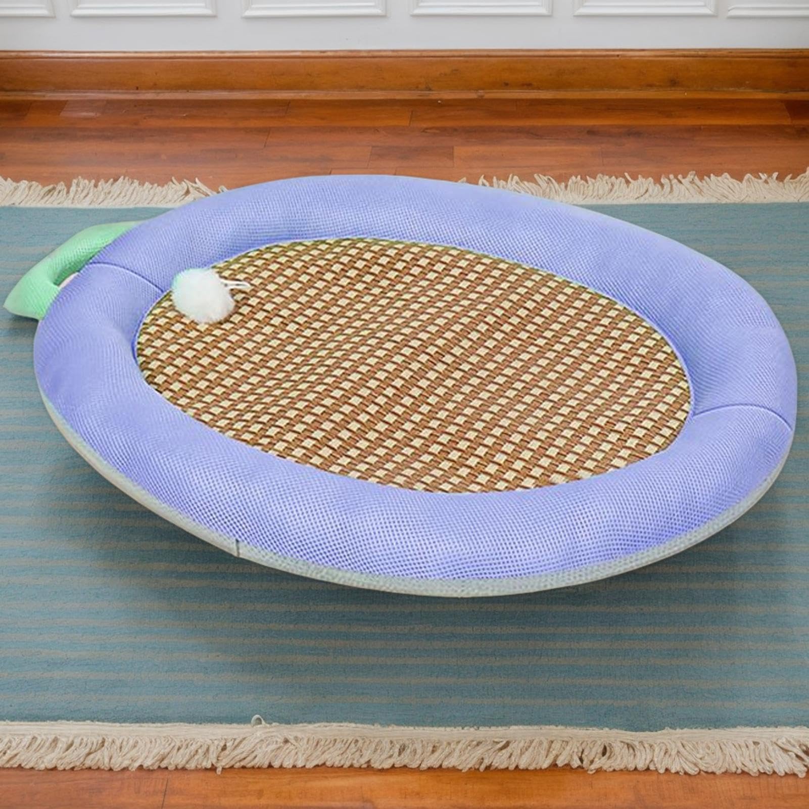 Tappeto rinfrescante per cani, per interni, lavabile, resistente | Materassino rinfrescante per cuccioli con cuscino freddo, per estate, interno ed esterno, medio cucciolo e gattino