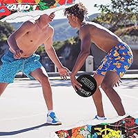 Vista 4 de AND1 Fantom Rubber Basketball: Official Regulation Size 7 (29.5 inches) Streetball - Deep Channel Construction, Made for Indoor Outdoor Negro