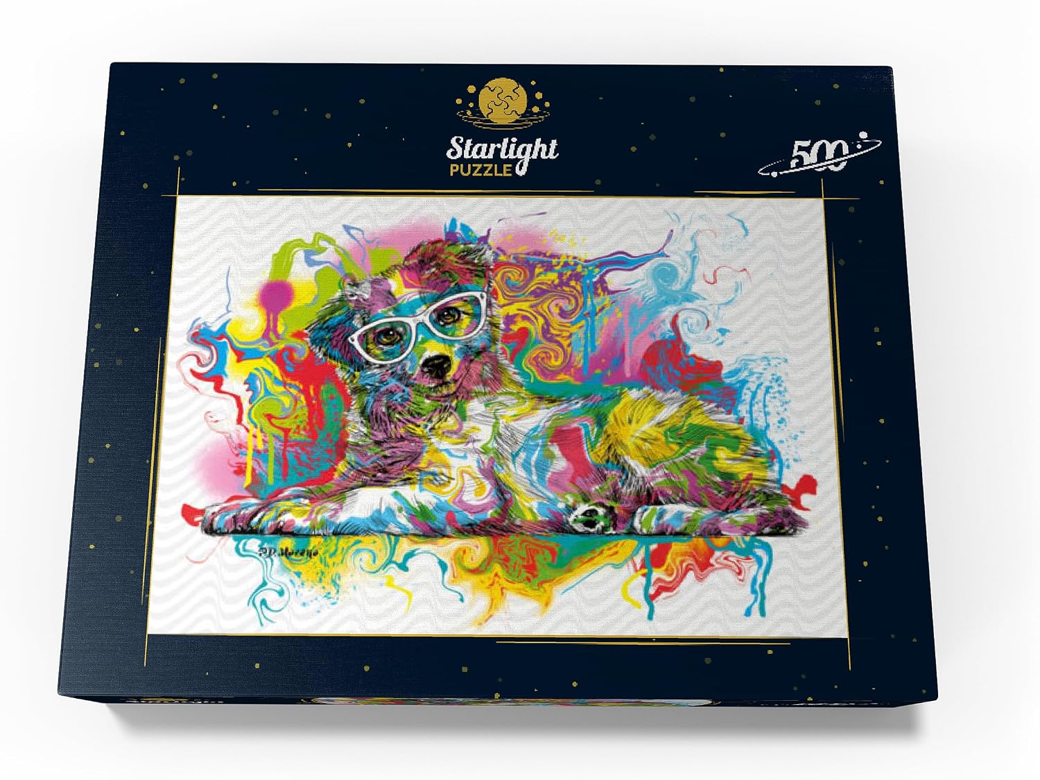 MyPuzzle Curious Pup - Premium 500 Piece Jigsaw Puzzle for Adults