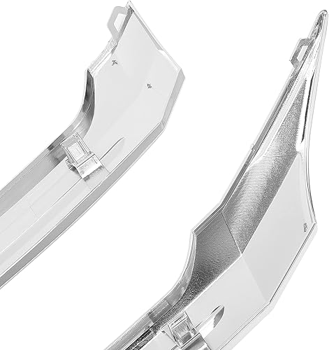 Miniatura 4 de HECASA Rejilla frontal superior y central compatible con Ford Edge 2011-2014 Reemplazo para BT4Z-8200-C BT4Z-8200-D Moldura de rejilla cromada, 2