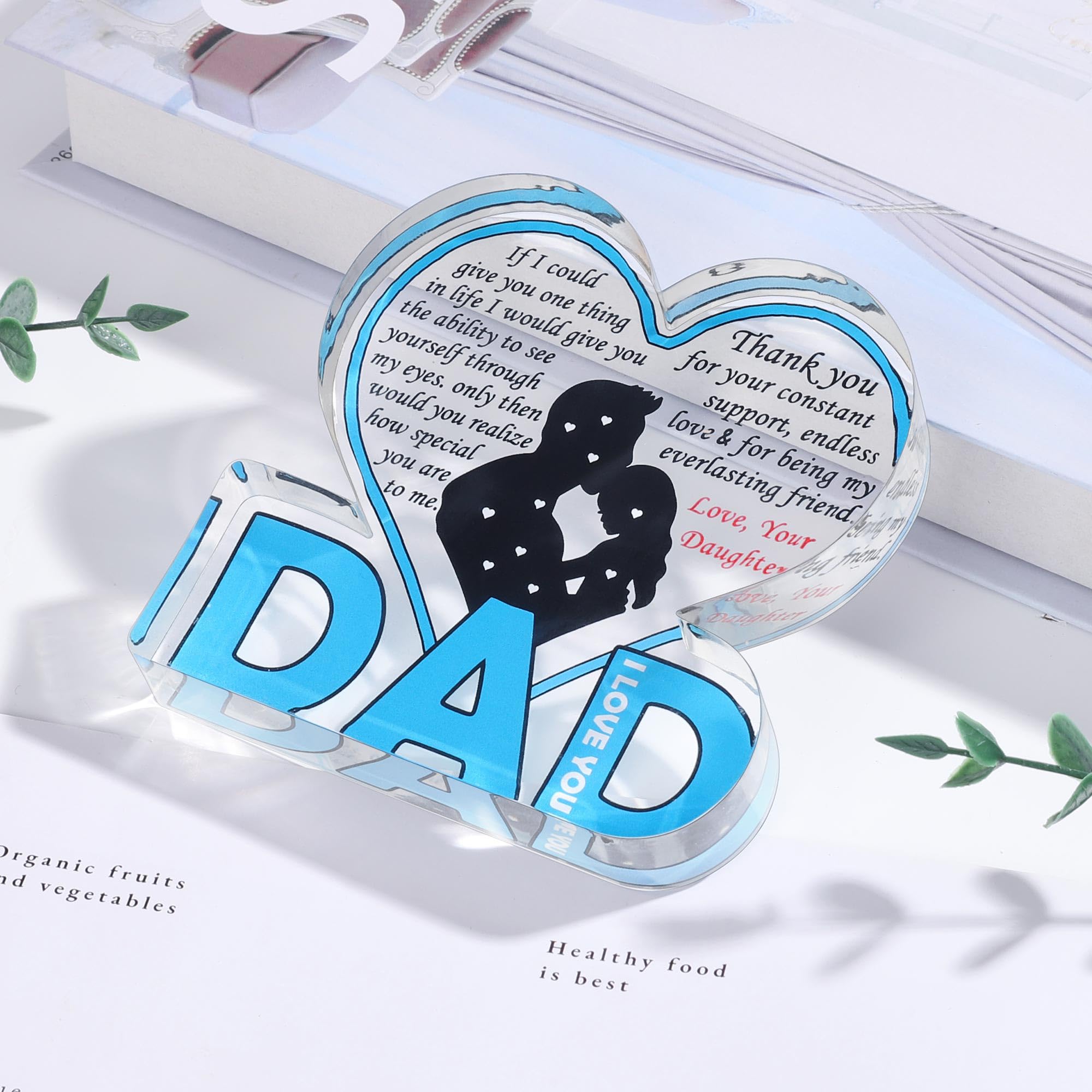 Acrylic Block Cute Gifts For Dad Same Day Fathers Day Gift Dad