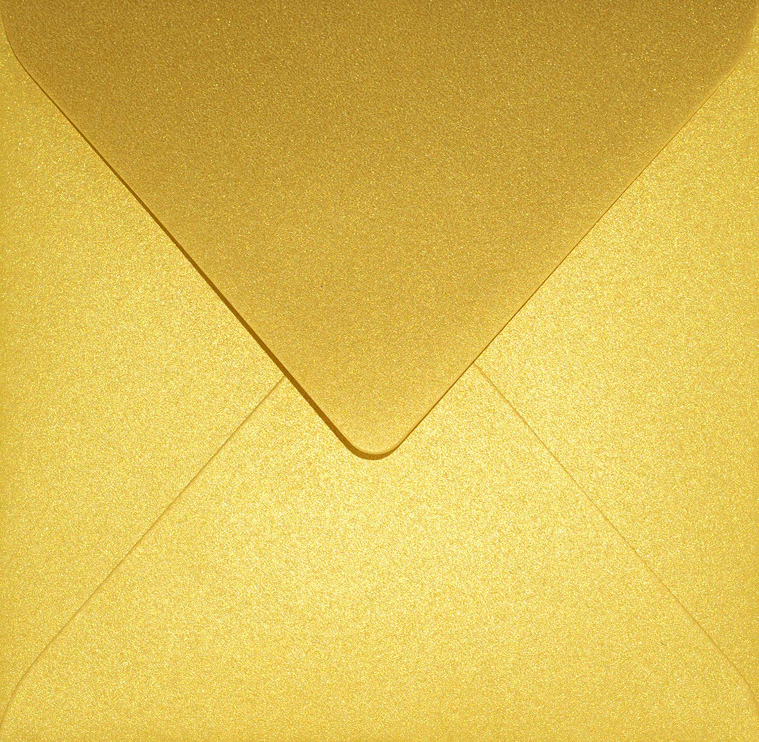 Netuno 25 Square Gold Pearl envelopes 153 x 153 mm 6 x 6 in 120gsm Aster Metallic Cherish Pearlescent Invitation Envelope Shimmer envelopes for Greeting Cards Anniversary Wedding Invitations — image 1