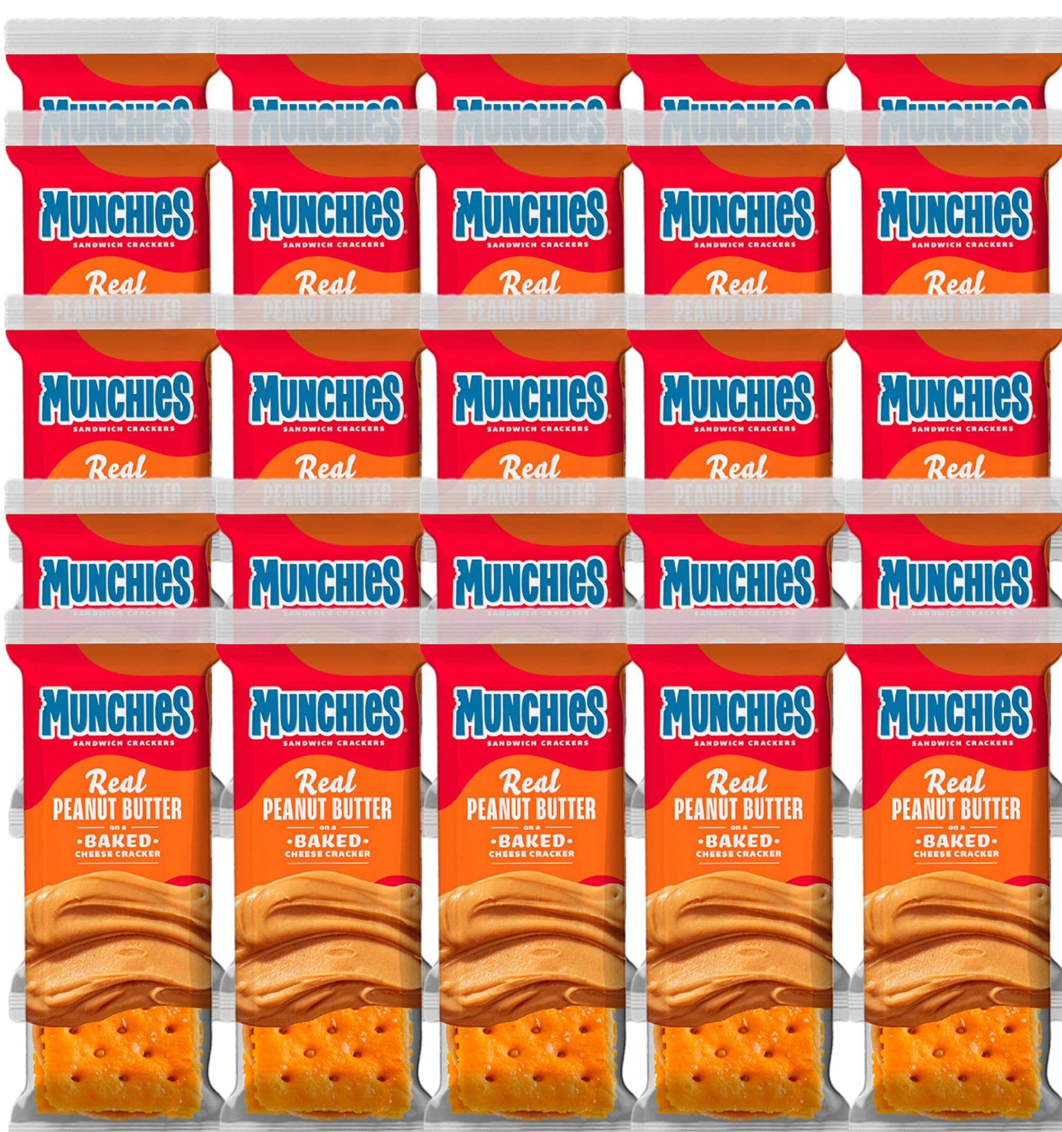 Amazon.com: Munchies Peanut Butter on Cheese Crackers, 1.42 Ounce (Pack of  96) Munchies, Cheese Peanut Butter Crackers, Munchies Crackers