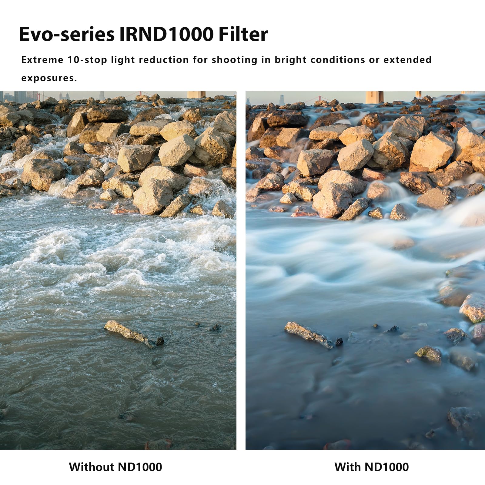 H&Y EVO - Filtro per obiettivo ND1000 da 72 mm, magnetico e filettato, filtro per lenti a densità neutra 2 in 1 (10 stop), vetro ottico HD con 22 nano-rivestimenti multistrato