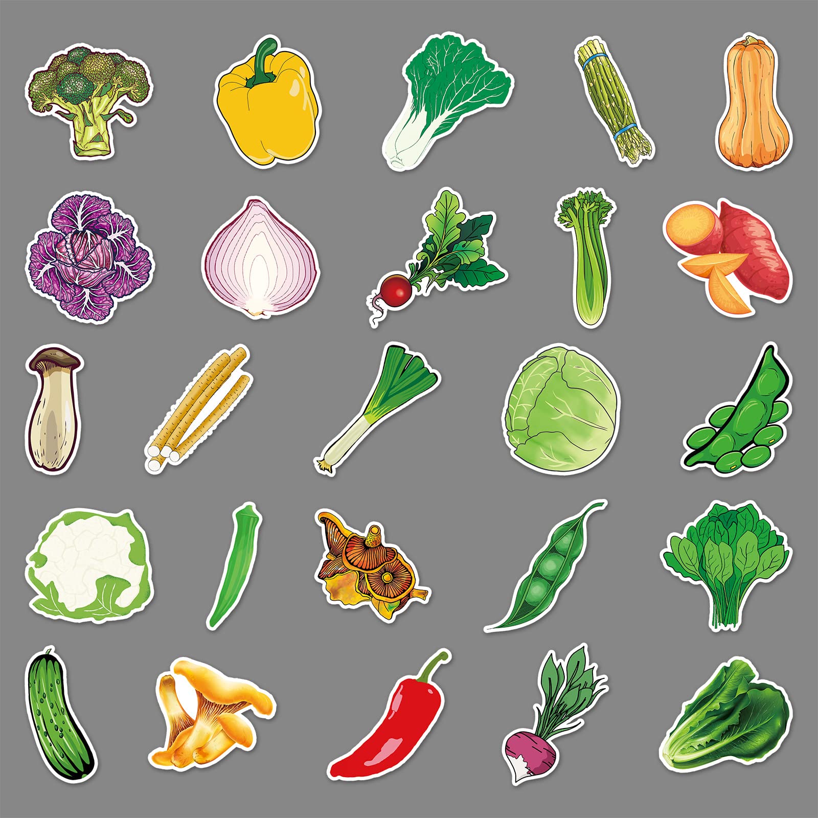 100 Adesivi Kawaii Di Frutta E Verdura - Vinile, Multicolor, Per Bambini, Decorazioni Fai Da Te - Foto 10