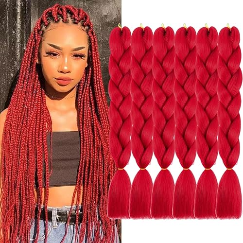 Miniatura 8 de 3 paquetes de extensiones de cabello sintético jumbo de 24 pulgadas, suave, resistente a altas temperaturas, para mujeres, de 24 pulgadas, ombré,