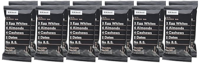 RxBar Barra de Proteína Chocolate Sea Salt 1.83 oz Pack 12 miniatura 6