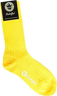 Calcetines 100% algodón Hilo Escocia de lujo 25 colores brillantes | finos y suaves | Hombres Mujeres Adolescentes