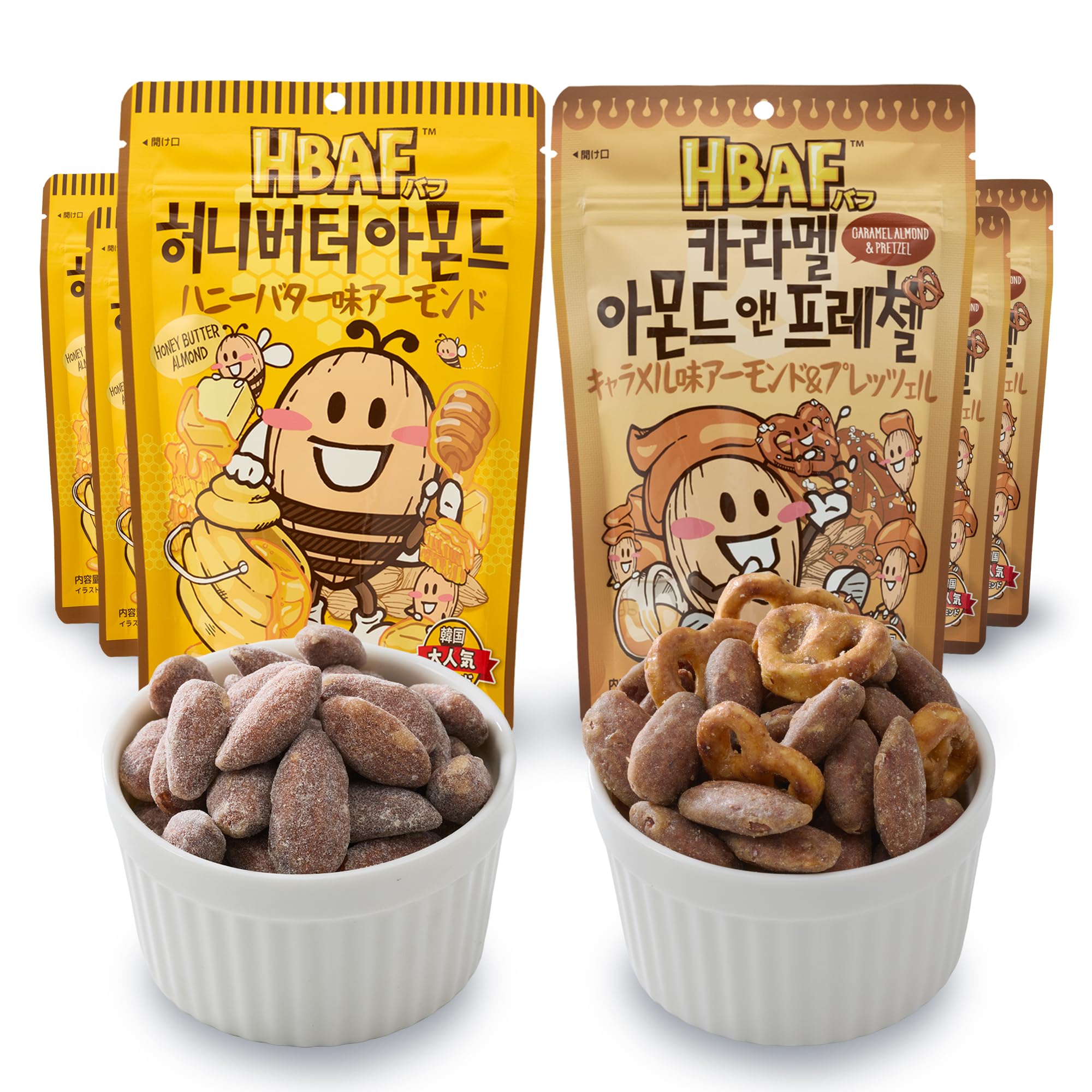 Amazon | [ HBAF 公式 ] ハニーバターアーモンド セット | 韓国お菓子