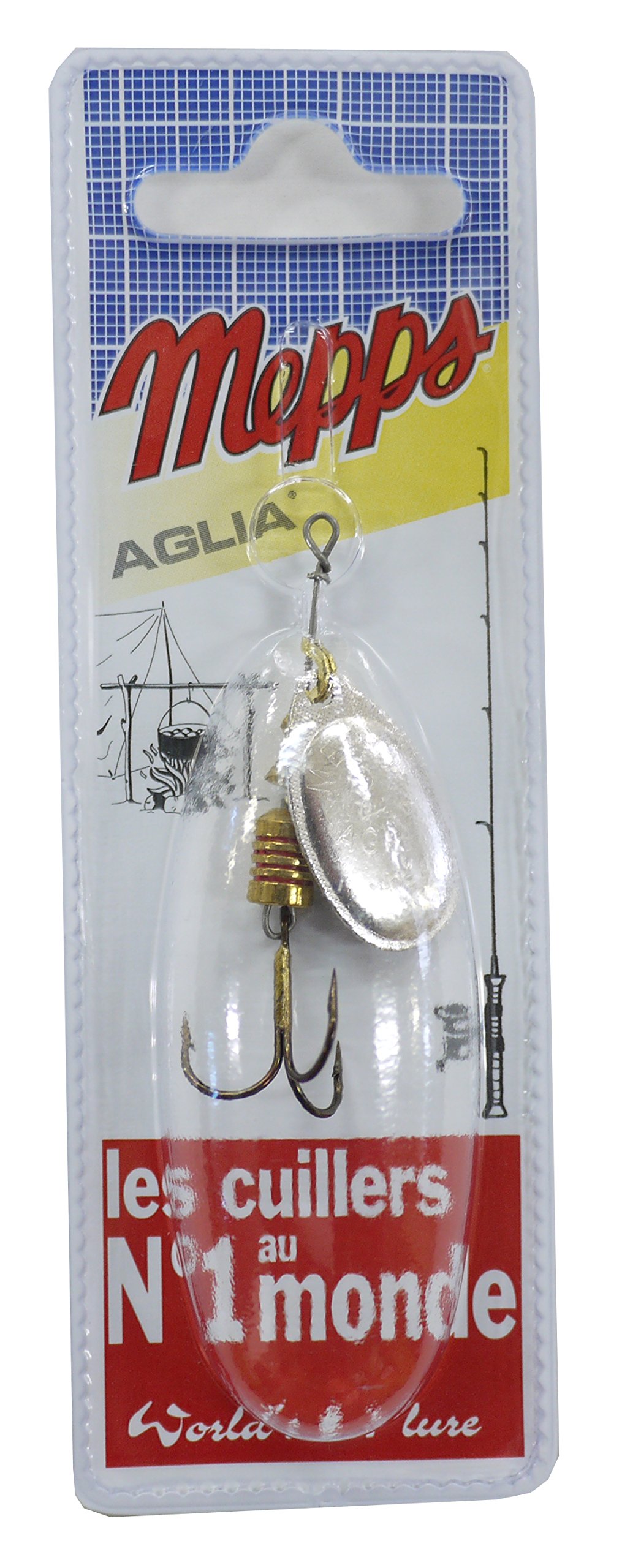Mepps Aglia Longue, gold, Gr. 1 mit 4,5 g Spinner Kunstköder