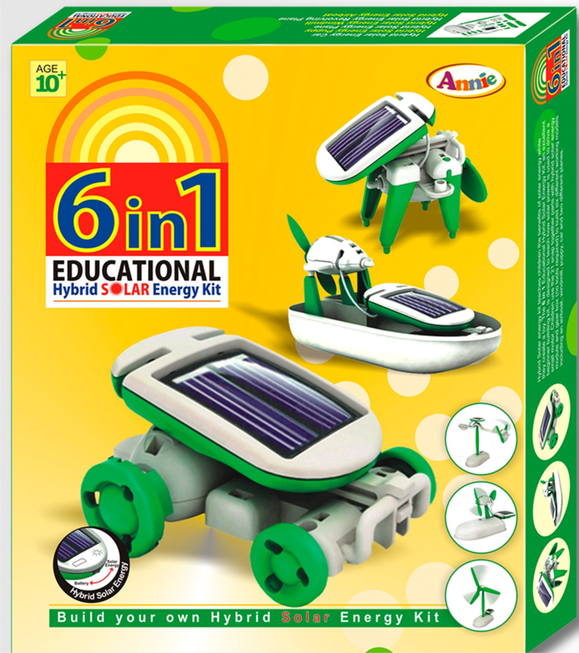 6 - in - 1 Educational Hybrid Solar E Kit Series 1, Multi Color