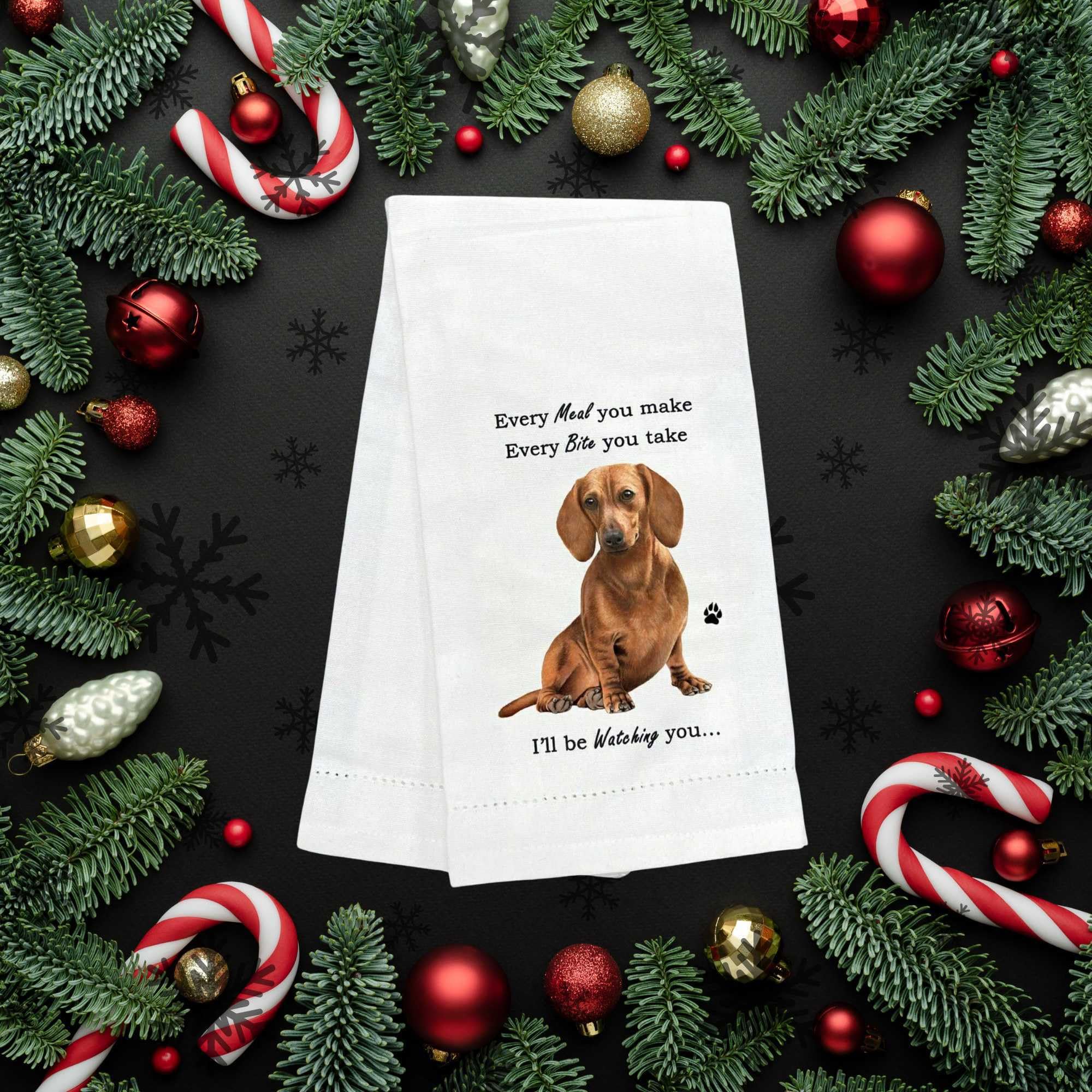 Torchon De Cuisine En Polycoton Catch Patch - Chien