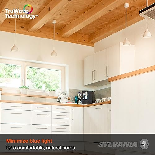 Miniatura 7 de Sylvania - Bombilla LED TruWave Natural Series A19, equivalente a 100 W, eficiente 15 W, 1600 lúmenes, base media, regulable, esmerilado, 3000 K,