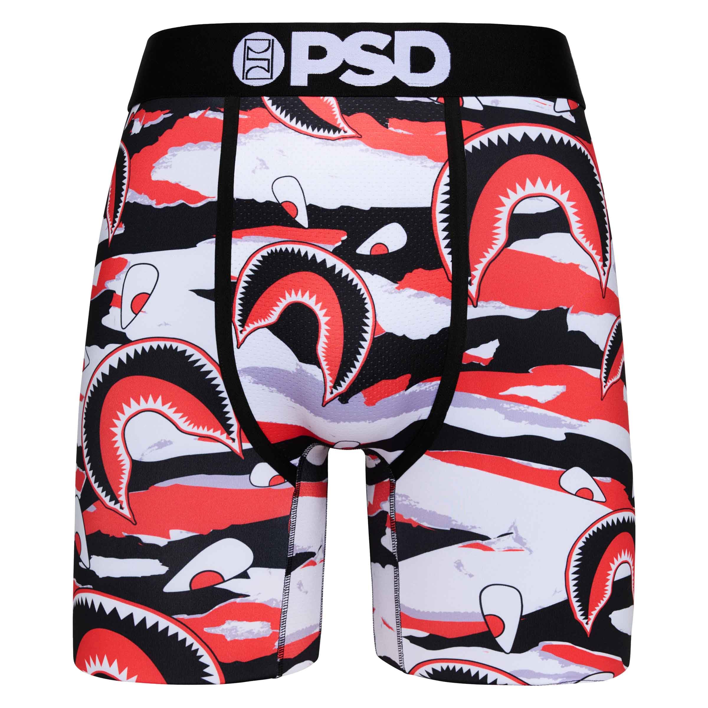 PSD Men's Warface Boxer Briefs - 7 Inch Inseam Breathable and Supportive Men's Underwear with Moisture-Wicking Fabric, Wf Shatter, M