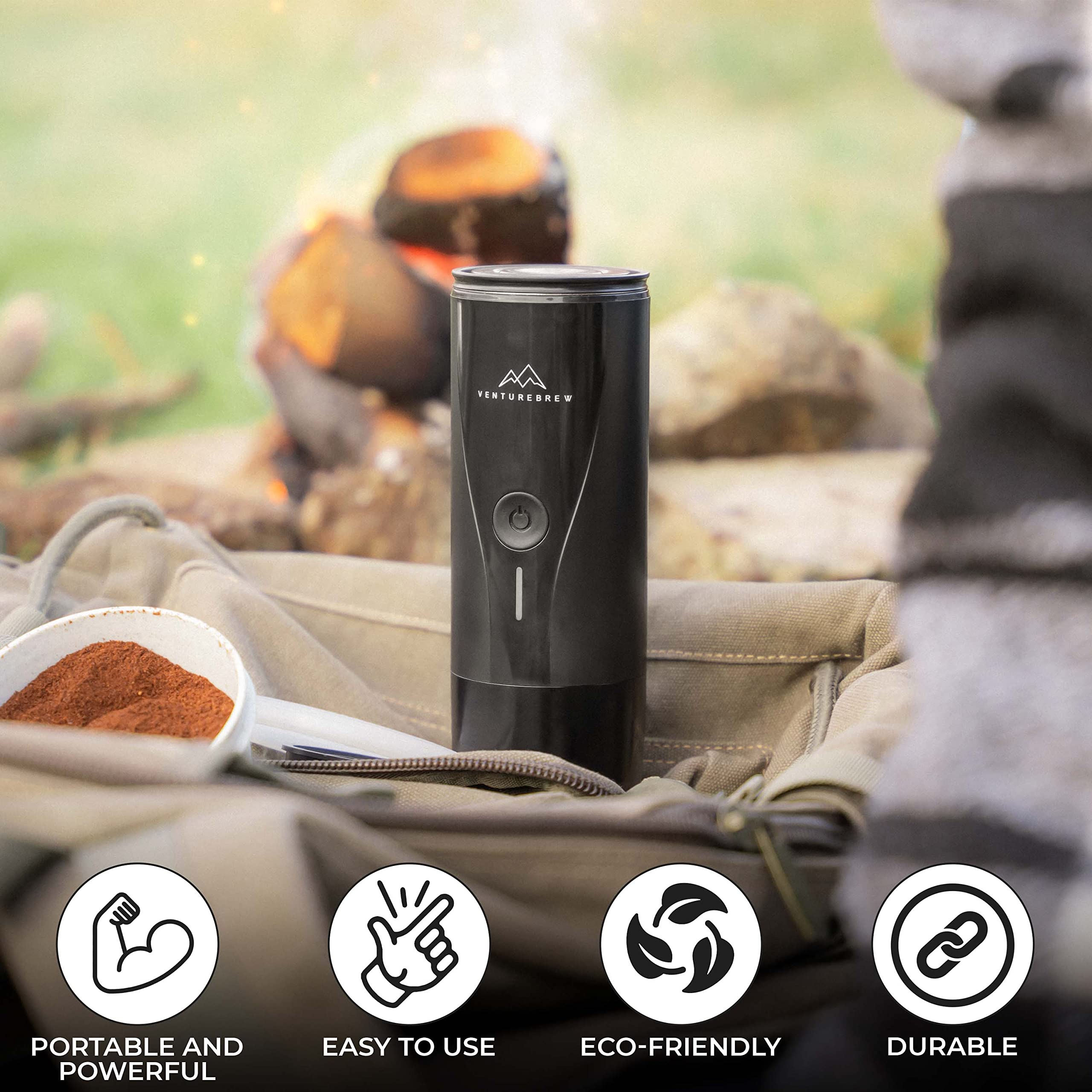 Amazon | VentureBrew ポータブルエスプレッソメーカー - 20バー 高速