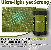 Vista 22 de Frelaxy - Bolsa de compresión con 40% más de almacenamiento Saco de dormir de compresión con capacidad de 11 L, 18 L, 30 L y 45 L, resistente al