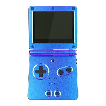 IPS Ready Upgraded eXtremeRate Chameleon Purple Blue Glossy Custom Replacement Housing Shell for Gameboy Advance SP GBA SP ? Compatible with Both IPS & Standard LCD ? Console & Screen NOT Included