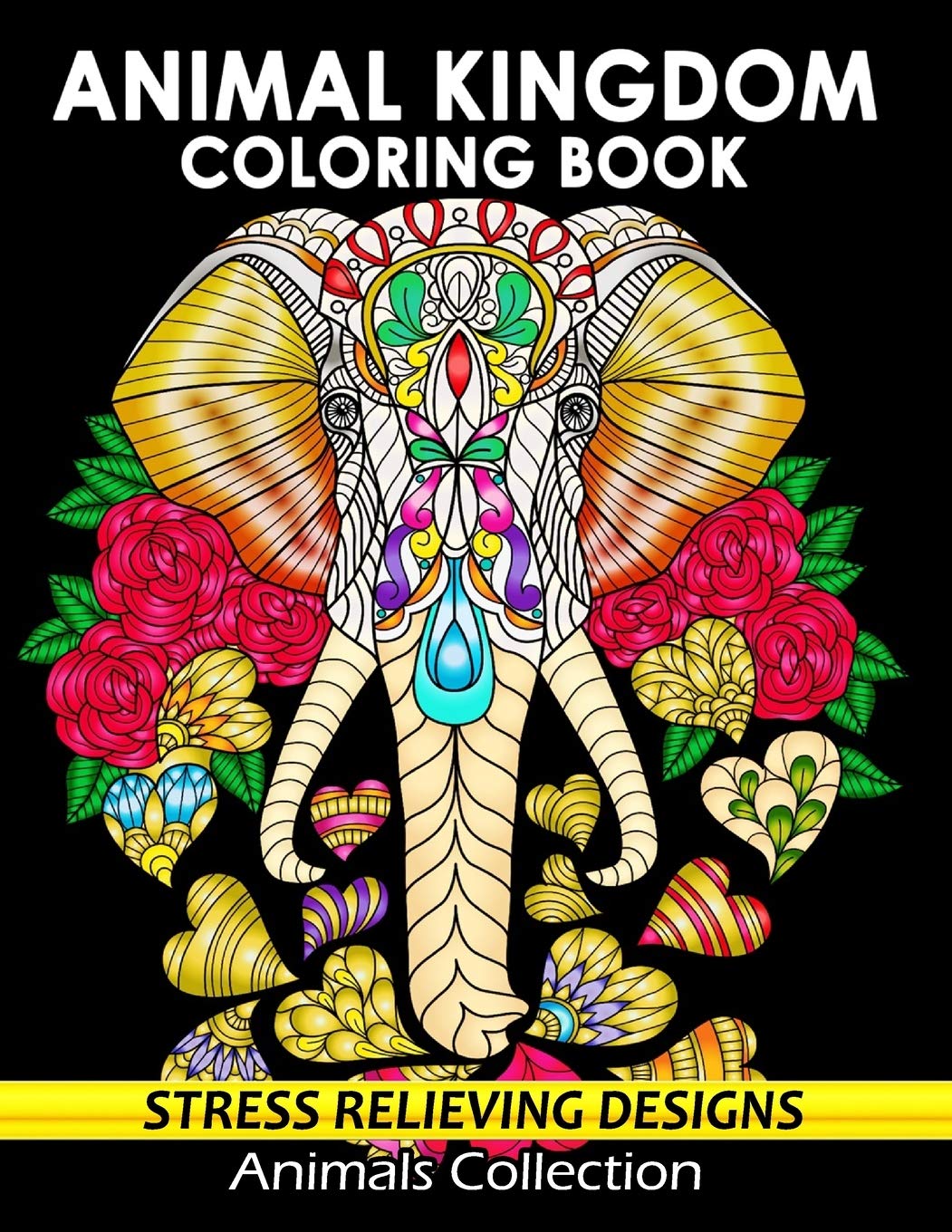 Buy Animal Kingdom Coloring Book Adorable Animals Adults Coloring Book