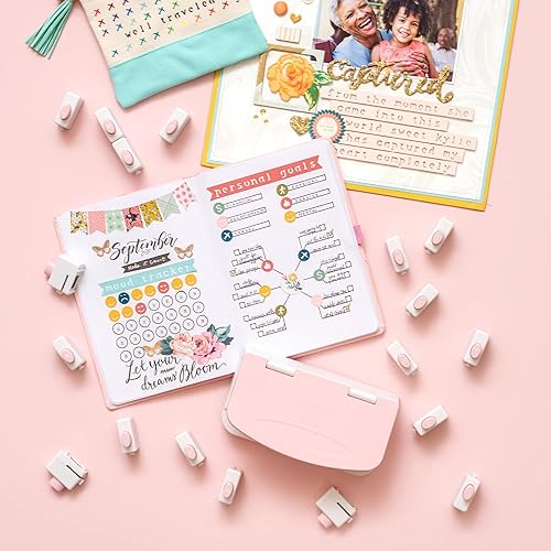 Miniatura 6 de We R Memory Keepers Caja inferior de tablero de perforación del alfabeto, crea proyectos de manualidades personalizados, pancartas, letreros,