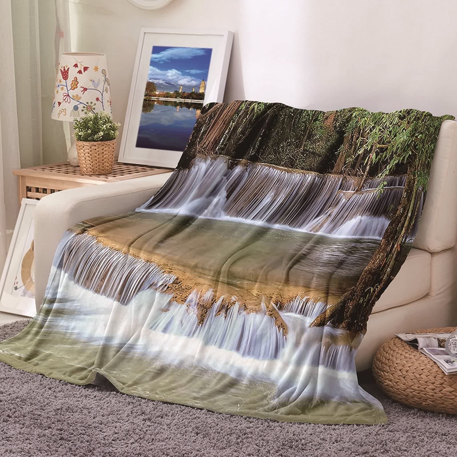 Couverture polaire chaude KnSam 100x150cm pour soulager le froid en hiver