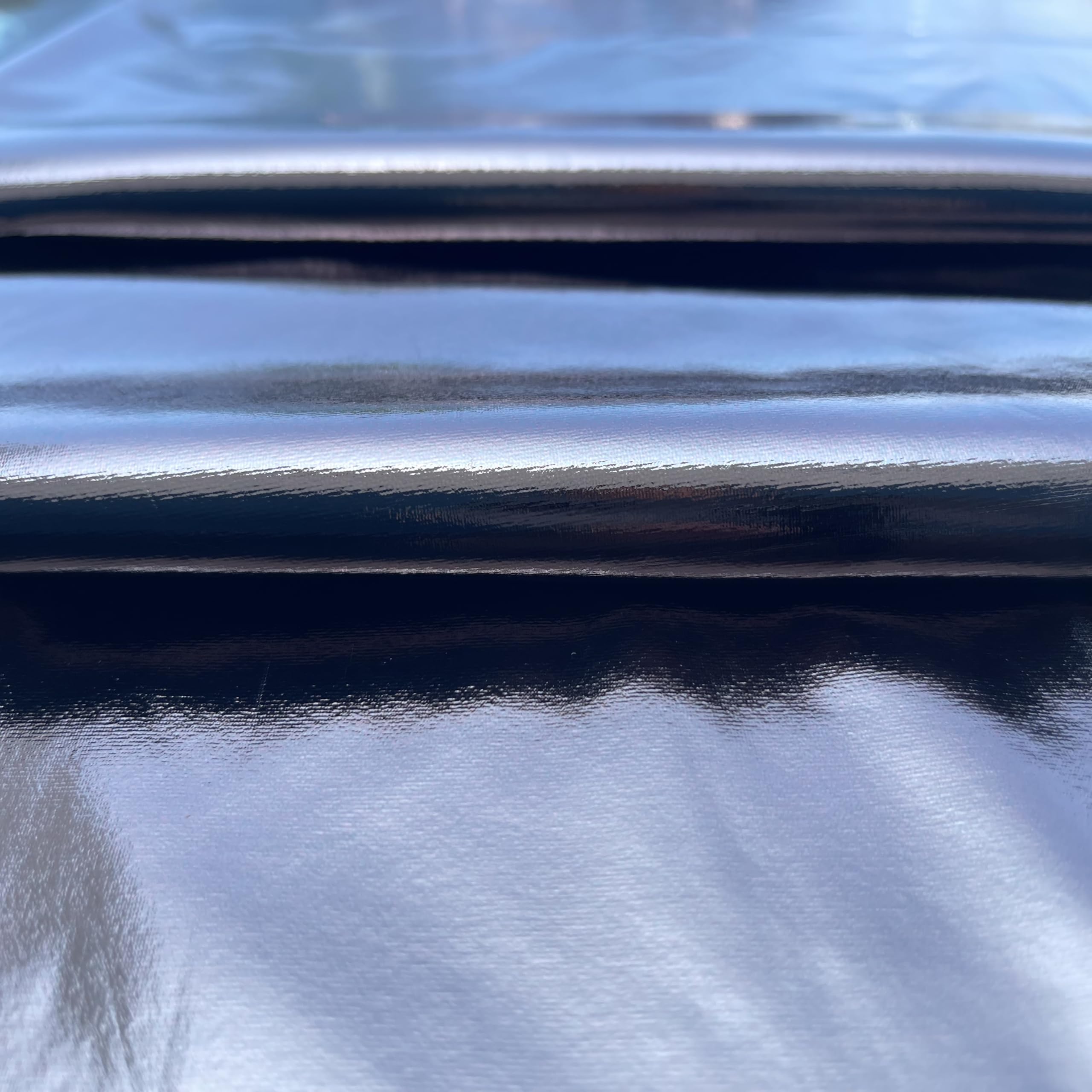 FabricLA Tela de poliéster de cobre | Material de elastano laminado metálico | Tejido de punto elástico en 4 direcciones | 60 pulgadas de ancho | Tela de poliéster de The Yard para ropa de baile,