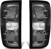 DNA Motoring TL-ZTL-002-BKSM Smoked OE Tail Lights for 14-18 Silverado 1500, 15-19 2500/3500 HD - Plug-n-Play Black Housing
