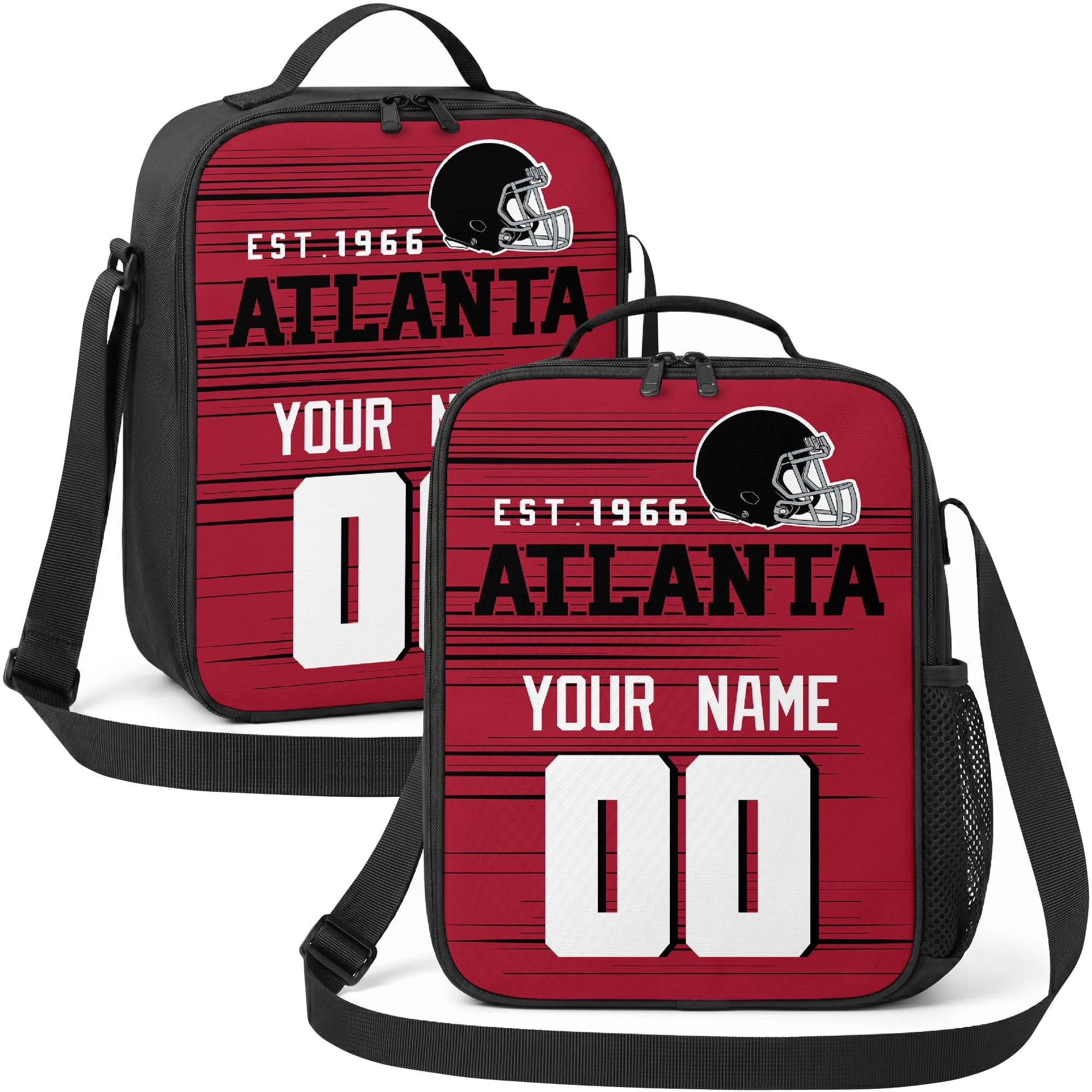 Atlanta Lunch Bag Custom Name and Number Personalized Gifts