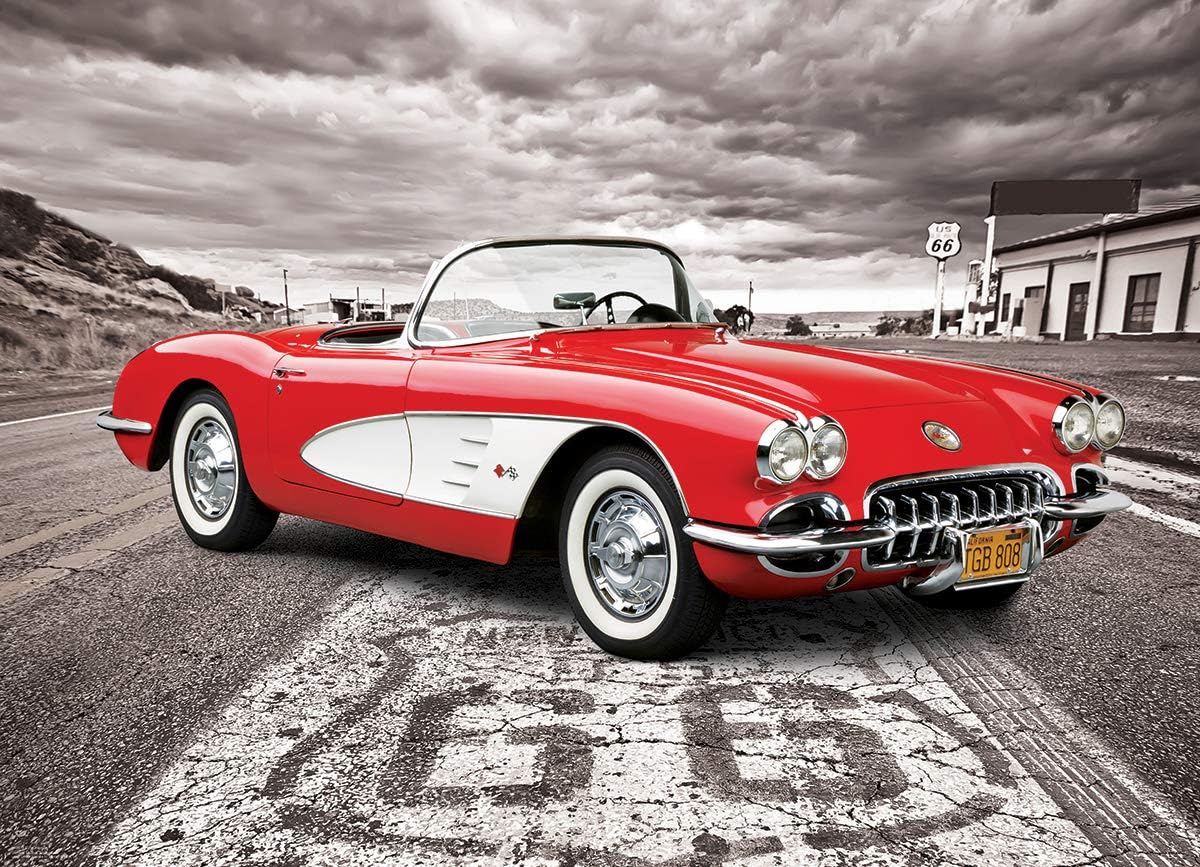 Driving Down Route 66-1959 Corvette