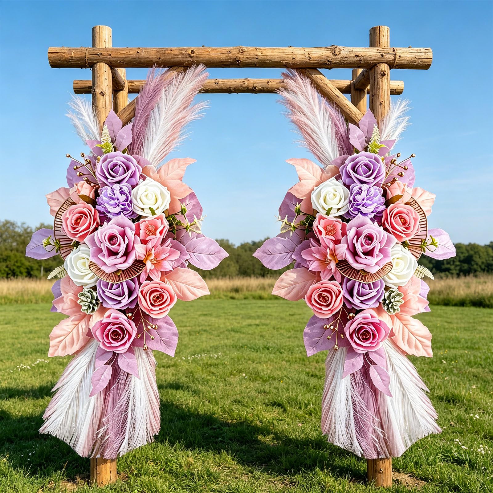 Blumenbogen für Hochzeiten, Partys und kommerzielle Displays, Hochzeitshintergrund, Dekoration, schnelle Montage