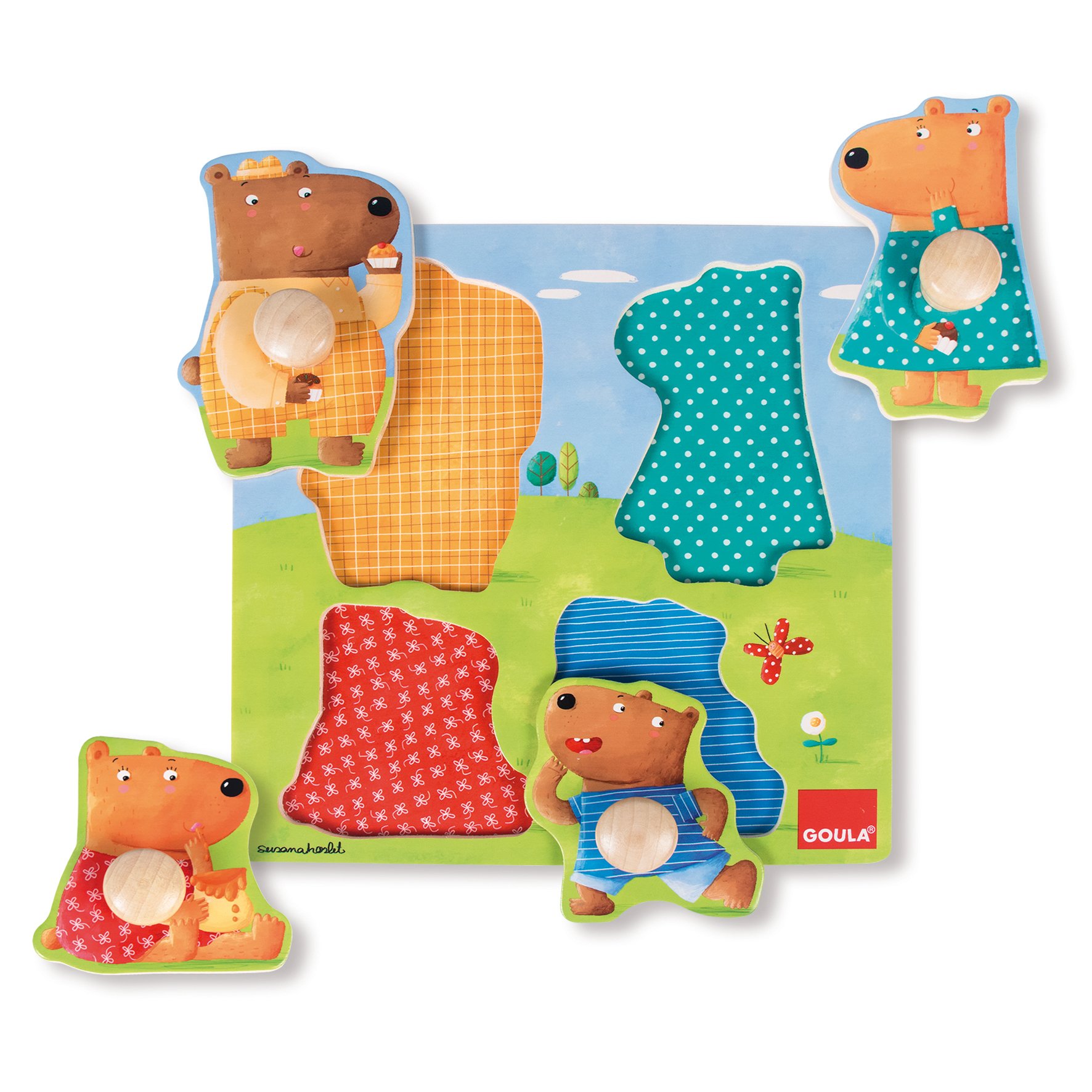 Holzpuzzle Bärenfamilie