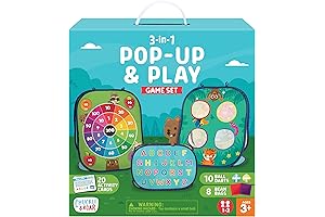 Chuckle and Roar Pop It Up and Play 3-in-1 Kids Game