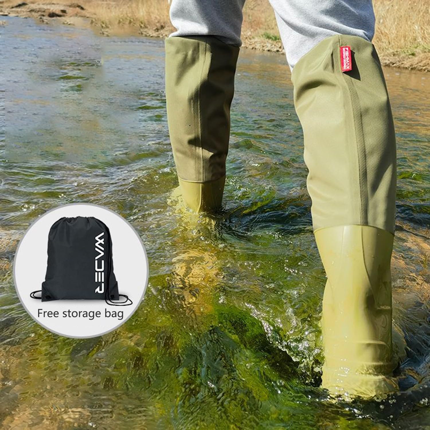 Buty do brodzenia, wodoodporne kalosze neoprenowe, oddychające wodery wędkarskie, trwałe buty do ogrodnictwa i aktywności na świeżym powietrzu