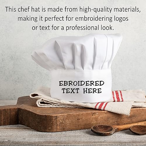 Miniatura 4 de Chef Hat With Personalized Custom Name - Custom Chef Hat