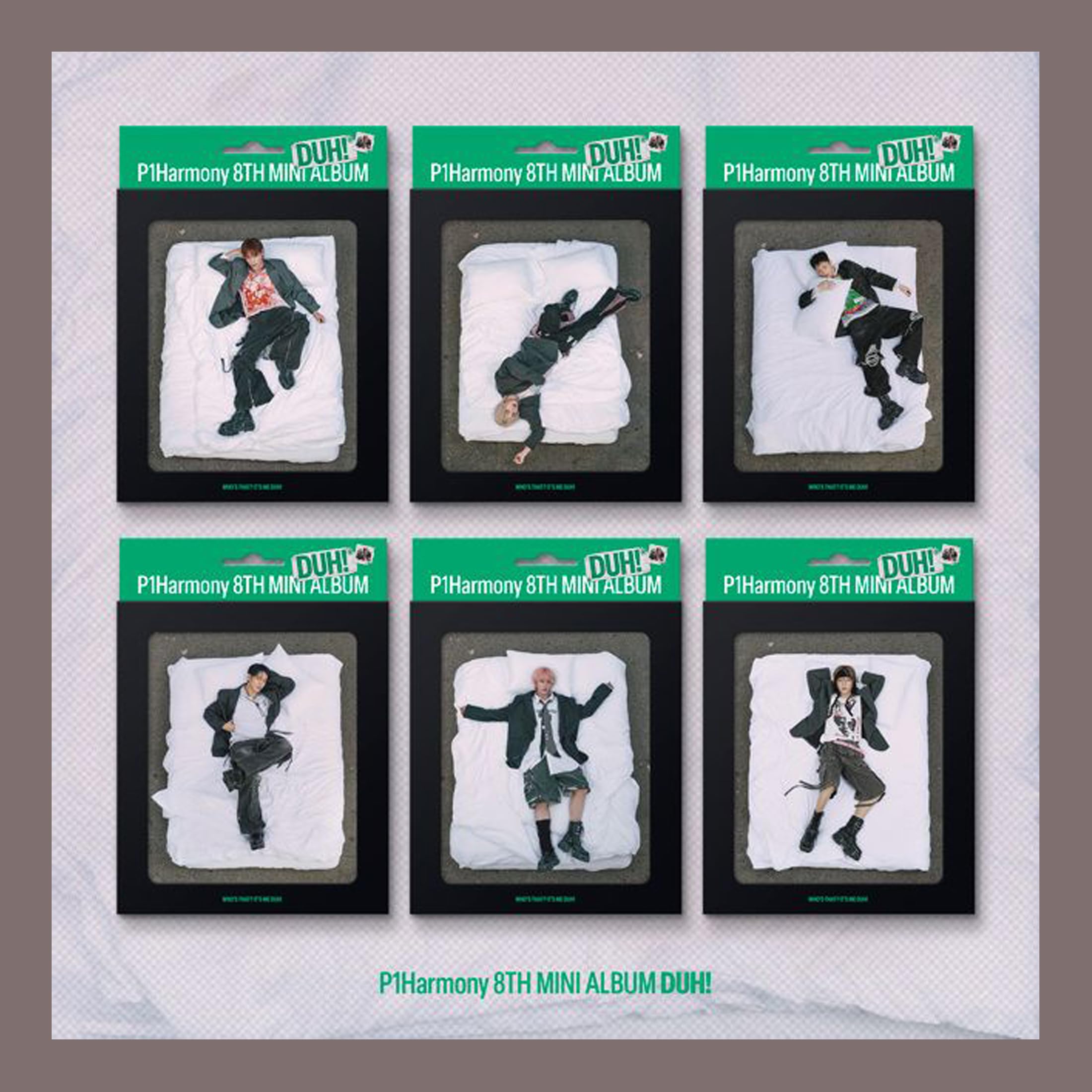 P1Harmony DUH! album Compact H JIUNG cadeau parfait K-pop