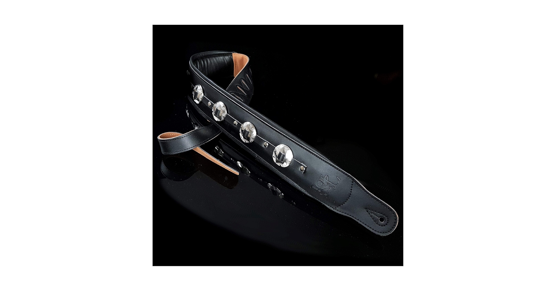 Amazon.co.jp: Iconic Leathers 3.25インチ エクストラワイド