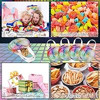 Vista 5 de Shihanee 24 piezas de bolsas de regalo de discoteca con bola de discoteca, bolsas de regalo no tejidas con asas, bolsas de caramelos retro