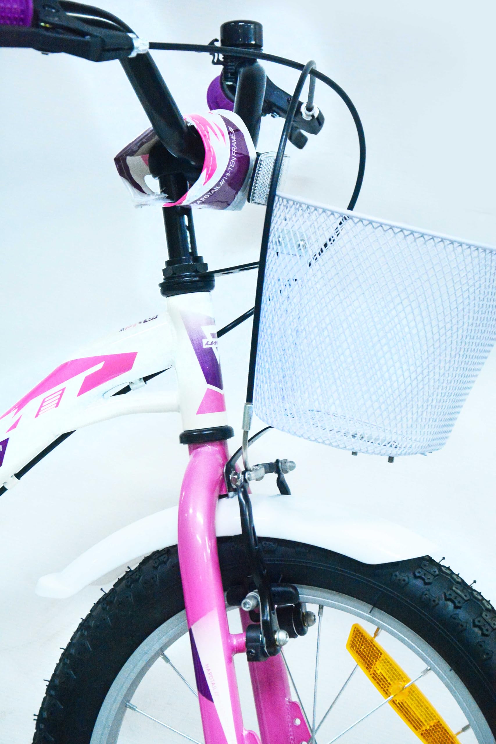 Bicicleta 16 Pulgadas niña | Bicicleta niña 5-7 años + Frenos V-Break + Estabilizadores + Cuadro Acero | Segura y Resistente