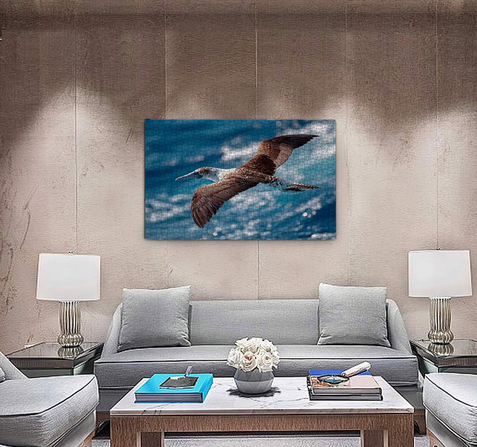 Puzzle dla dorosłych, 5000 elementów, mewe, brązowe, puzzle, wyzwania rodzinne, do samodzielnego wykonania, puzzle, gry zręcznościowe, prezent dla przyjaciół, R2KH-259
