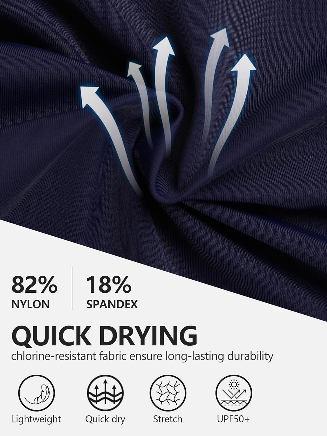 ATTRACO Boyleg One Piece Swimsuits for Women Athletic Bathing Suits Color Block Zip Up Swimwear - Image 6