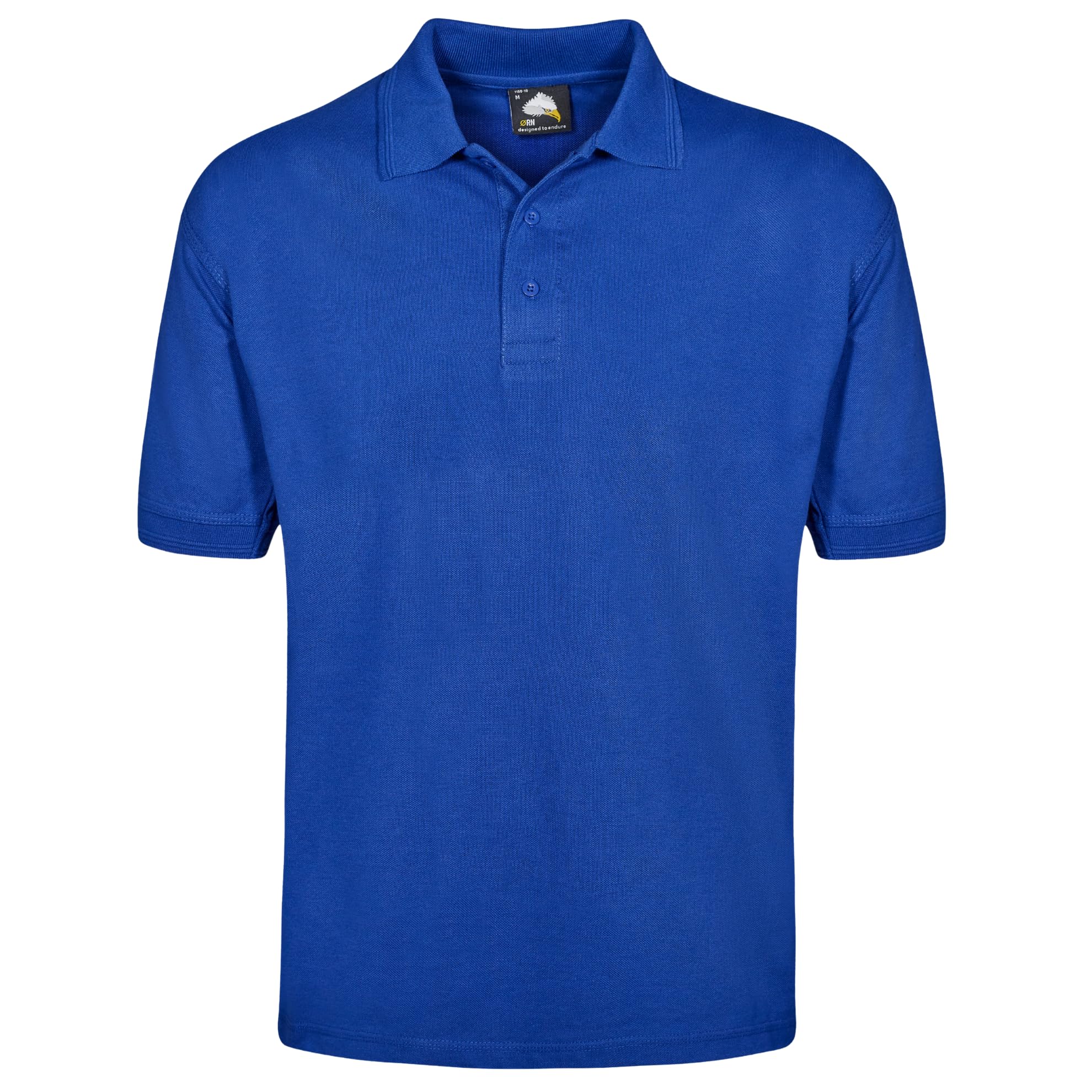 ORN Polo Shirt for Men Adult, Heavyweight Polo T-Shirt for Work & Casual Wear, Hard-Wearing Premium Quality Mens Workwear Poloshirt, 1150-Royal,XL