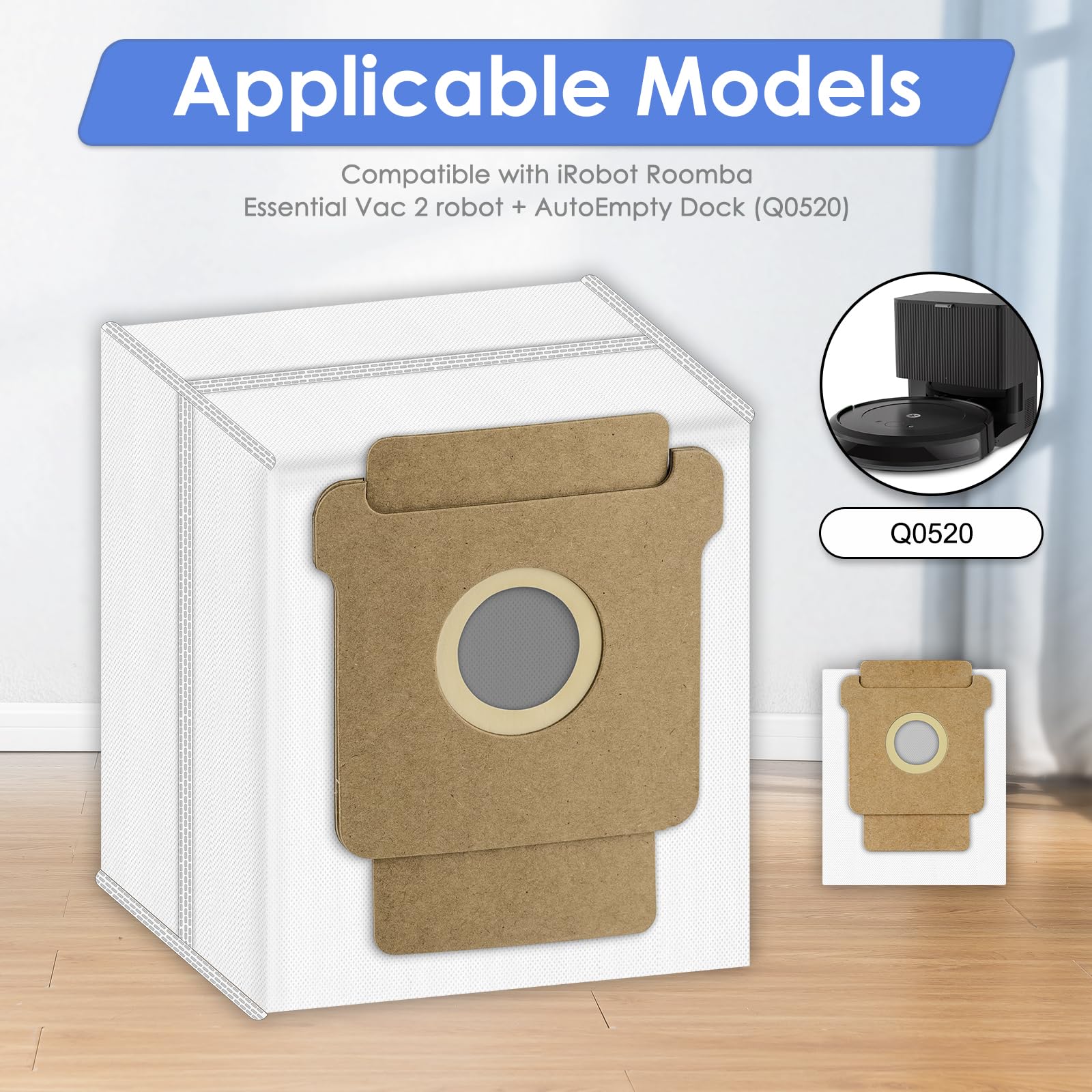 Lot De 10 Sacs à Poussière Pour Aspirateur Roomba 105 405 505 705 Série